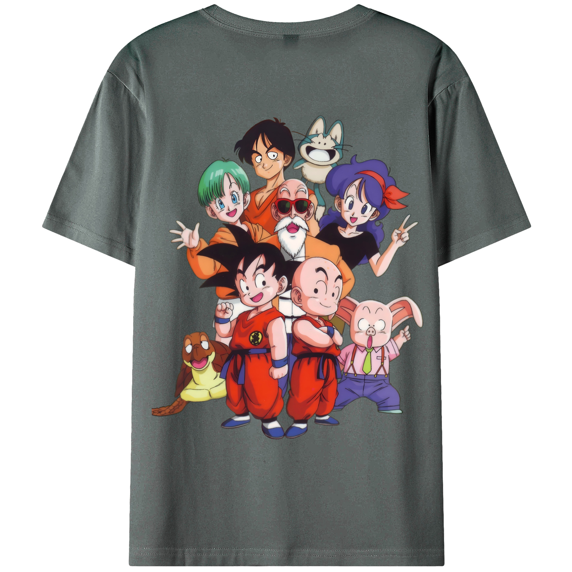 （画像用） ドラゴンボール DRAGON BALL 綿100％ メンズ半袖Tシャツ（バックプリント） 通気性